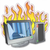 X-Large 14インチx 14インチカットビカスタムニウムシール シール (正面)