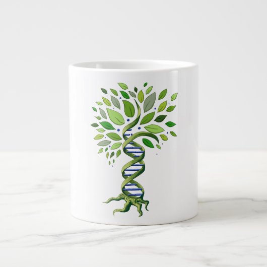 X-Large DNA Tree Mug ジャンボコーヒーマグカップ (正面)
