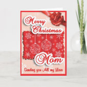 X-mas -お母さん シーズンカード (正面)