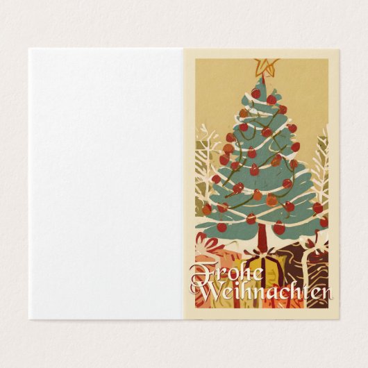 X-Mas Motiv, mit Geschenken unterm Weihnachtsbaum (外部フラット)