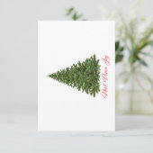 X-Mass Tree – ノエル、平和、ジョイフラットホリデーカード (スタンド正面)