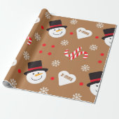 X-maxクリスマスホリデーギフト ラッピングペーパー (アンロールド)
