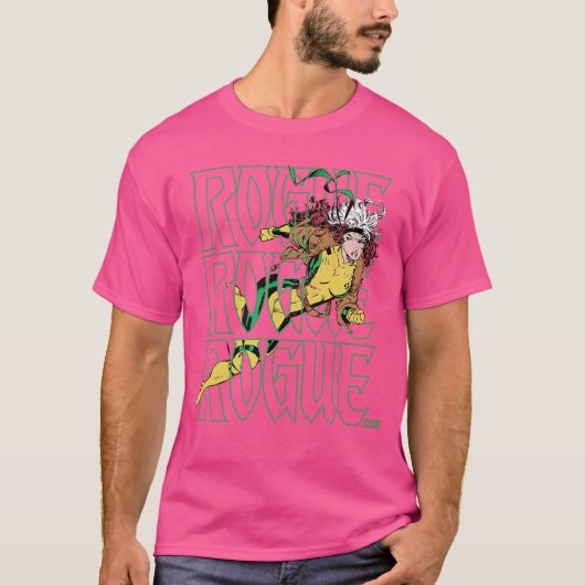 X-Men ローグ スタック ボーイ Tシャツ (正面)