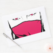 X-O Lina：反乱児 長方形シール (封筒)