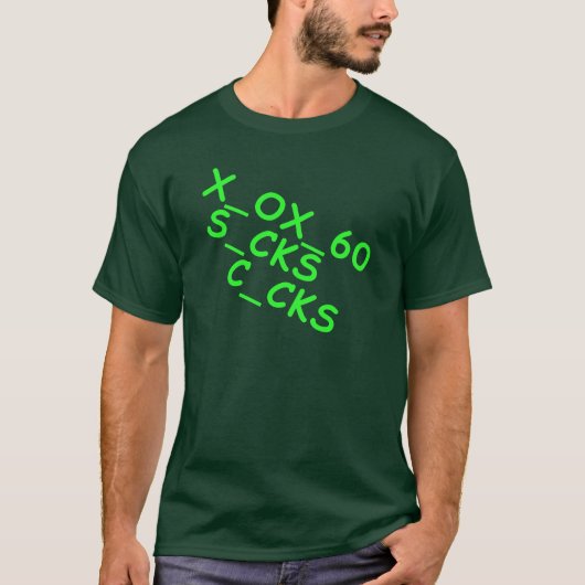 X_OX_60 S_CKS C_CKS Tシャツ (正面)