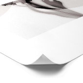 X-ray Botanical Art - Iris ポスター (角)