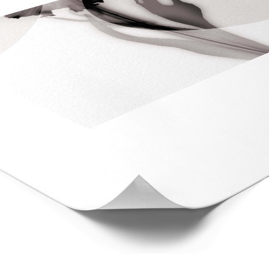 X-ray Botanical Art - Iris ポスター (角)