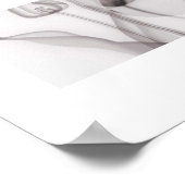  X-ray Botanical Art - Tulip ポスター (角)