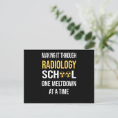 X-ray Health Technician Student Radiologist ポストカード (スタンド正面)