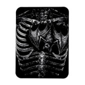 X-Ray Skelett Korpus mit Fledermaus マグネット (縦)
