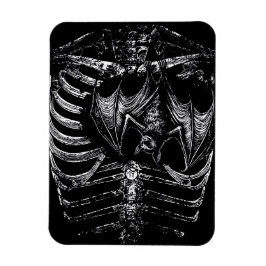 X-Ray Skelett Korpus mit Fledermaus マグネット