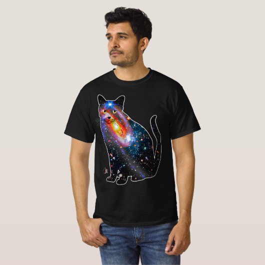 X-Ray Space In Cat T-shirt Tシャツ (正面フル)