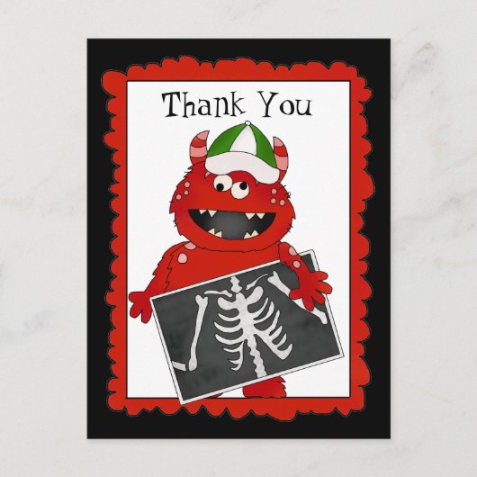 X-ray Techポストカードに感謝 ポストカード (正面)