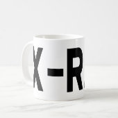 X-RAY Tech Radiographer Gift コーヒーマグカップ (正面左)