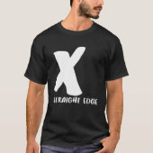 X Straight Edge  Hardcore Punk Rock Stay Straight Tシャツ (正面)