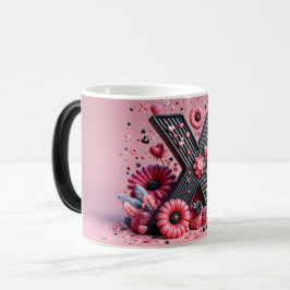 X Valentine Alphabet 3D モーフィングマグカップ