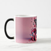 X Valentine Alphabet 3D モーフィングマグカップ (左)