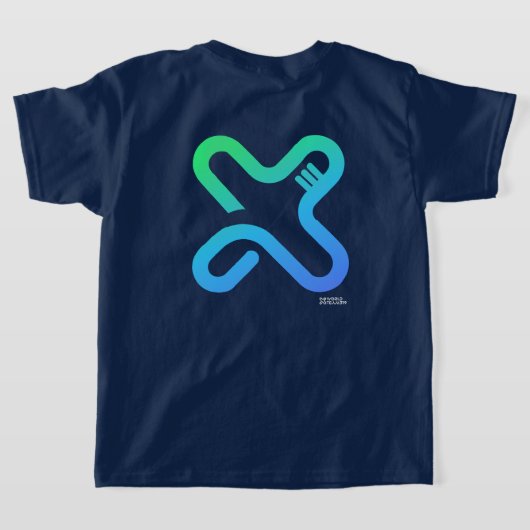 X World Team 319-20250220 Kids Basic Tシャツ (レイダウン裏面)