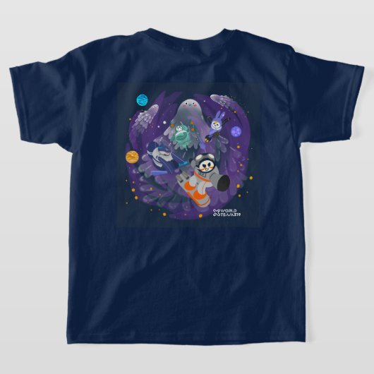 X World Team 319-20250221 Kids Basic Tシャツ (レイダウン裏面)