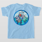 X World Team 319-20250229 Kids Basic Tシャツ (レイダウン裏面)