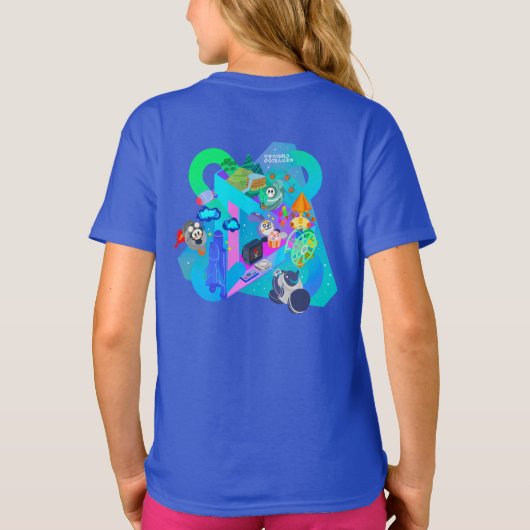 X World Team 319-20250303 Kids Basic Tシャツ (裏面)