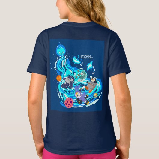 X World Team 319-20250305 Kids Basic Tシャツ (裏面)