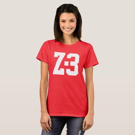 X Y Z 3元Zシャツお尻女性ファッション Tシャツ (正面フル)