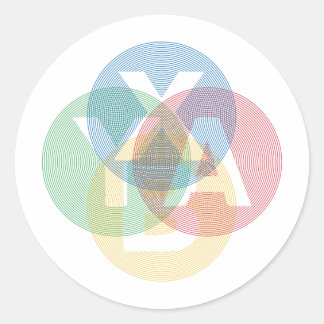 XABYカラー ラウンドシール