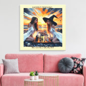 XADREZ FEMININO - Impressão em tela キャンバスプリント (インサイチュ (リビング))