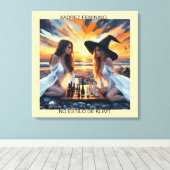 XADREZ FEMININO - Impressão em tela キャンバスプリント (インサイチュ (ウッドフロア))