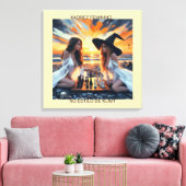 XADREZ FEMININO - Impressão em tela キャンバスプリント (インサイチュ (リビング))