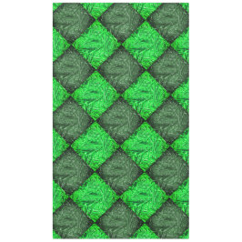 Xadrez verde falsa grama ou folhas de coqueiro. テーブルクロス