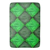 Xadrez verde falsa grama ou folhas de coqueiro. バスマット (正面縦)