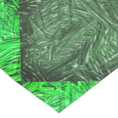 Xadrez verde falsa grama ou folhas de coqueiro. ミディアムテーブルランナー (コーナー)