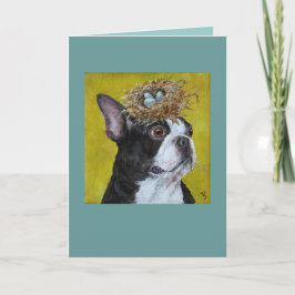 Xan the Boston terrier card カード
