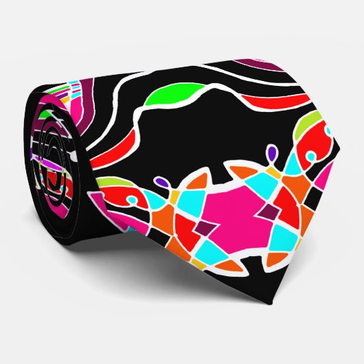 Xanaduの抽象芸術 ネクタイ (ロール)