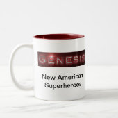 Xanderの"起源"のコーヒー・マグ ツートーンマグカップ (左)