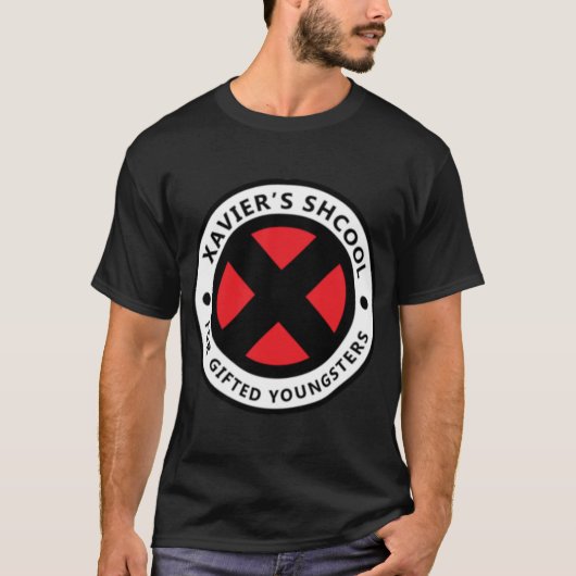 Xaviers Schoolの女子生徒へのギフト レトロ Tシャツ (正面)