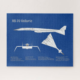 XB-70 Valkyrie – 飛行機の設計図の計画ABD ジグソーパズル
