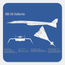 XB-70 Valkyrie – 飛行機の設計図の計画ABD