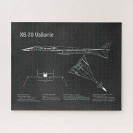 XB-70 Valkyrie – 飛行機設計図PD ジグソーパズル