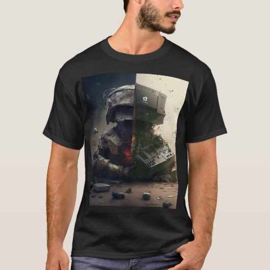 XboxとPlayStation Tシャツ (正面)