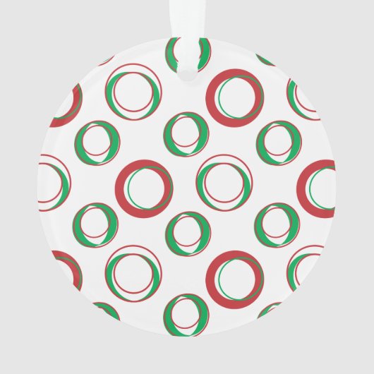 XCクロスカスタマイズカントリーのコーチクリスマスホリデー オーナメント (裏面)