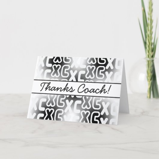 XCクロスカントリーコーチ サンキューカード (正面)