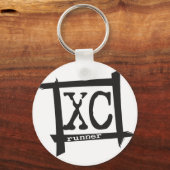 XCクロスカントリーランナー キーホルダー (正面)