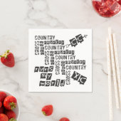 XCクロスカントリー走紙ナプキンス スタンダードカクテルナプキン (インサイチュ)