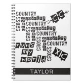 XCクロスカントリー走 ノートブック (正面)