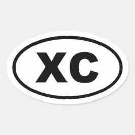 XCクロスカントリー 楕円形シール