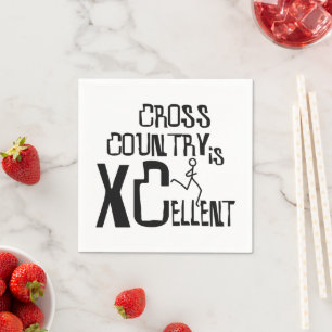 XCクロスカントリー© XCellerランナー スタンダードカクテルナプキン