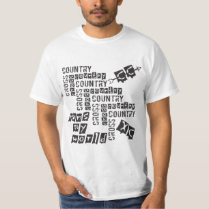 XCクロスカント走リー Tシャツ